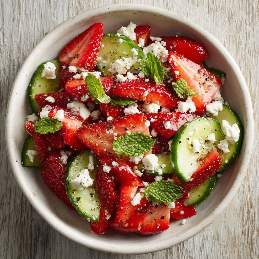 Strawberry Cucumber Salad (The