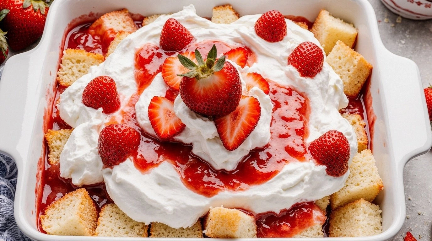 Strawberry Heaven Pudding