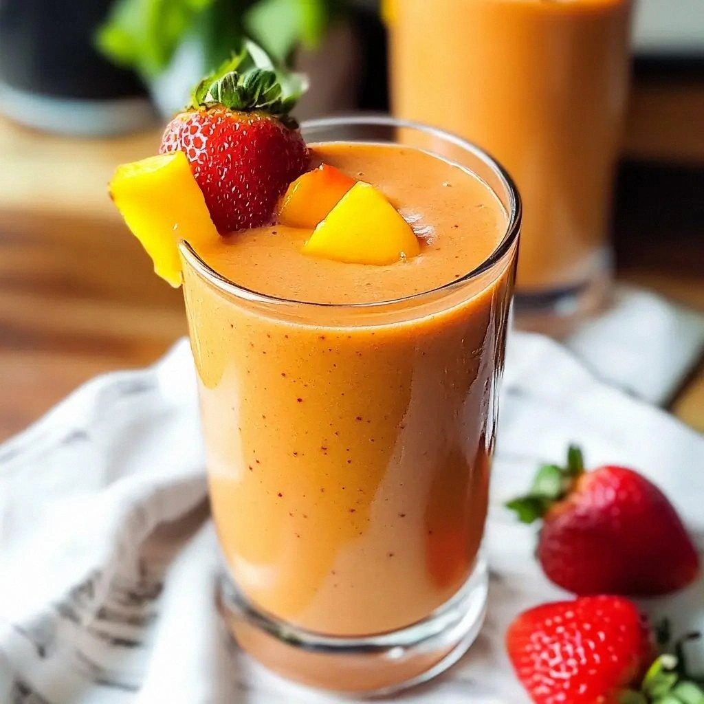 Strawberry Mango Smoothie Reci
