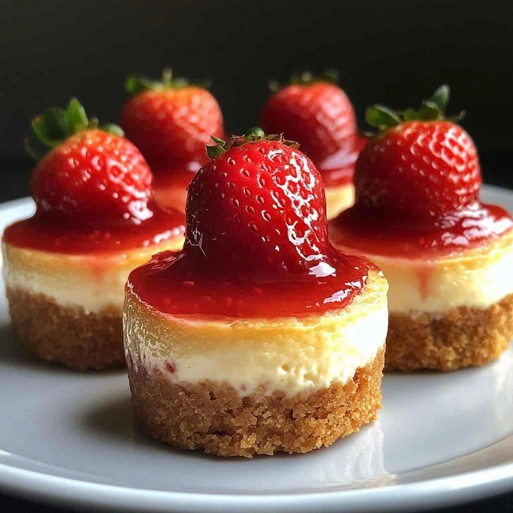 Strawberry Mini Cheesecakes: The Perfect Bite-Sized Dessert