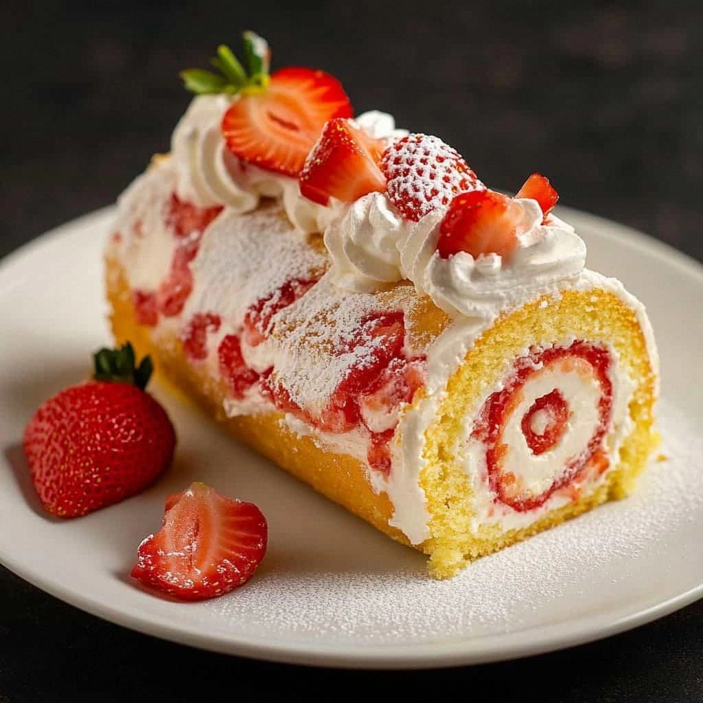 Strawberry Shortcake Cheesecake Roll: A Delicious Twist on a Classic Dessert