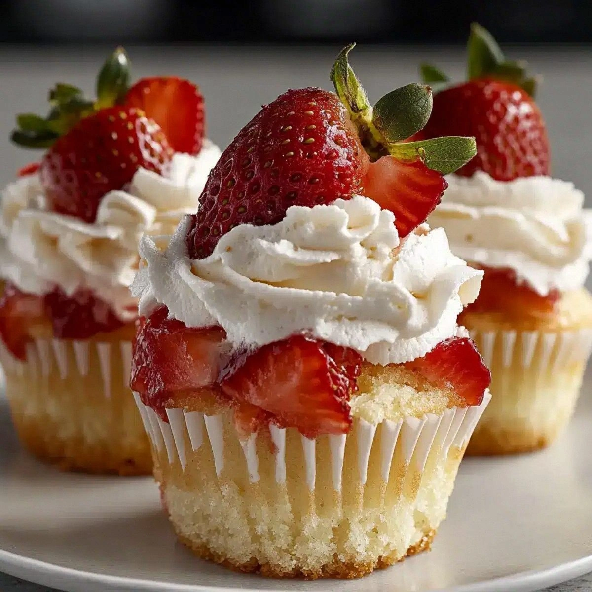 Strawberry Shortcake Cupcakes: Joyful Bites of Summer Delight