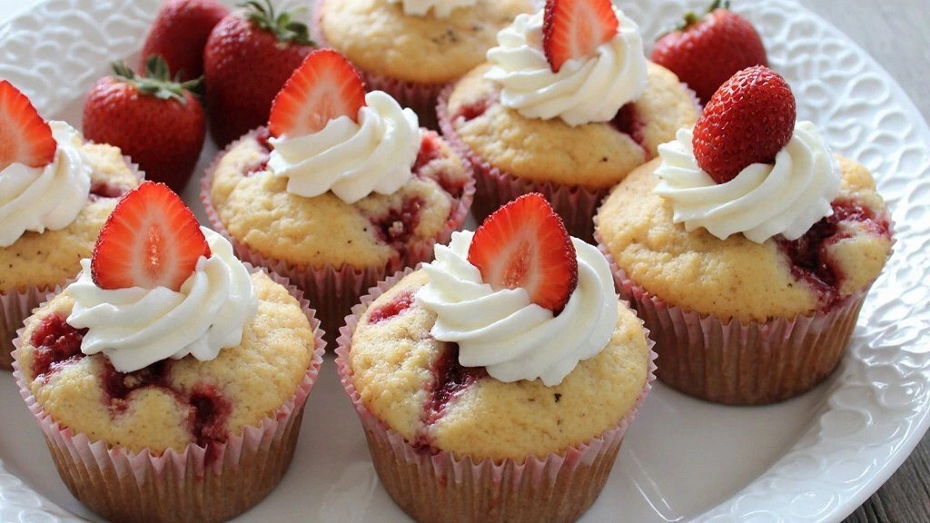 Strawberry Shortcake Muffins (