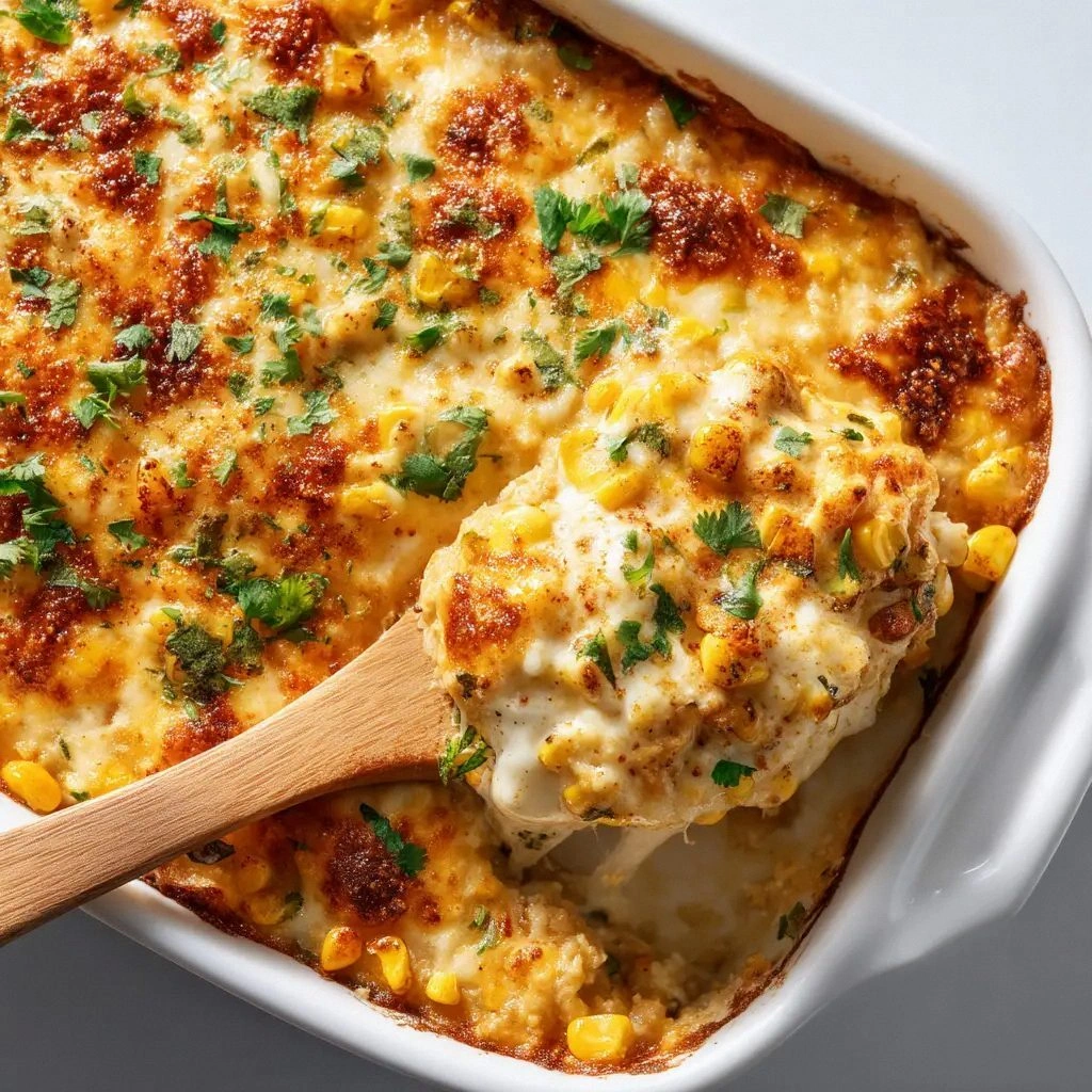 Street Corn Chicken Casserole: