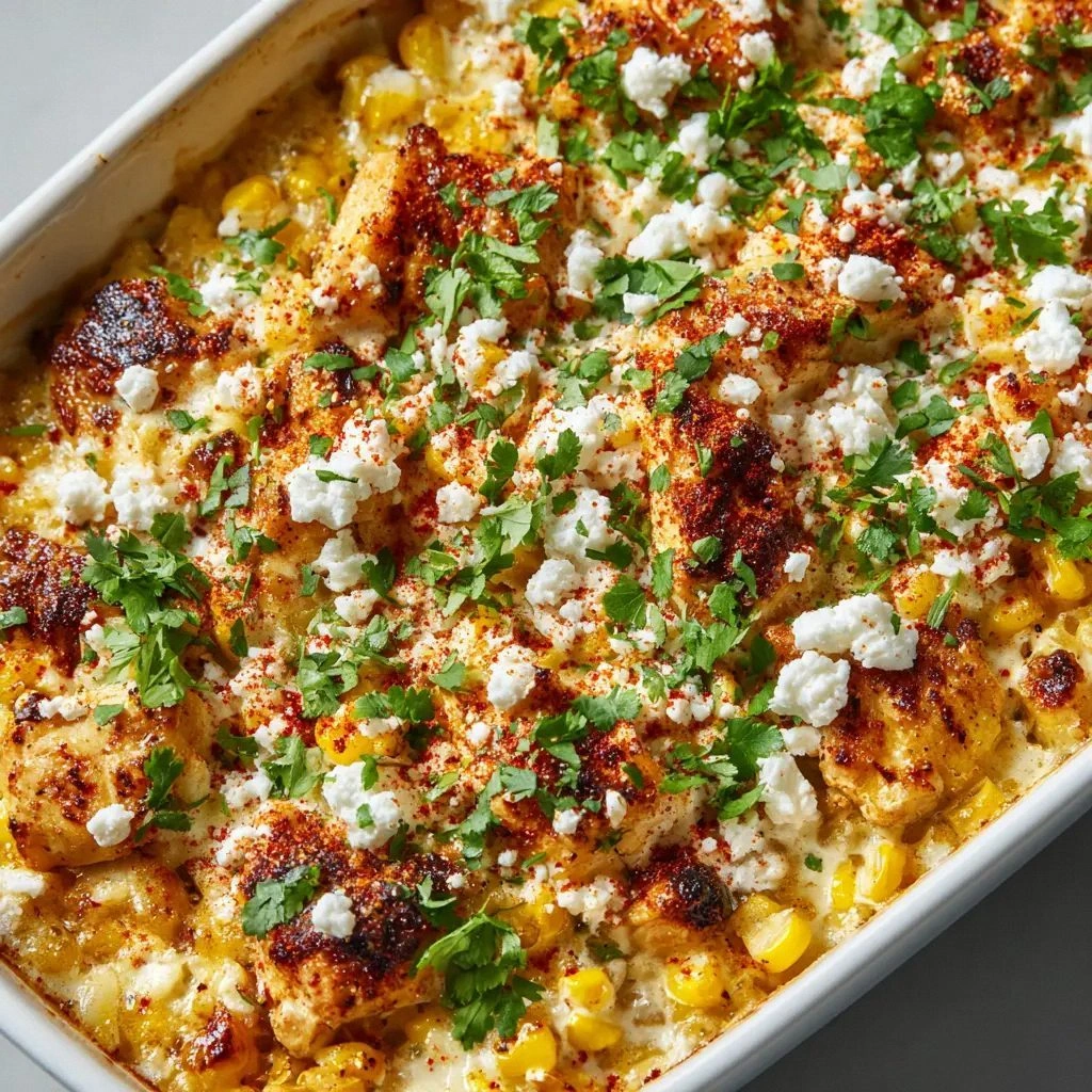 Street Corn Chicken Casserole: