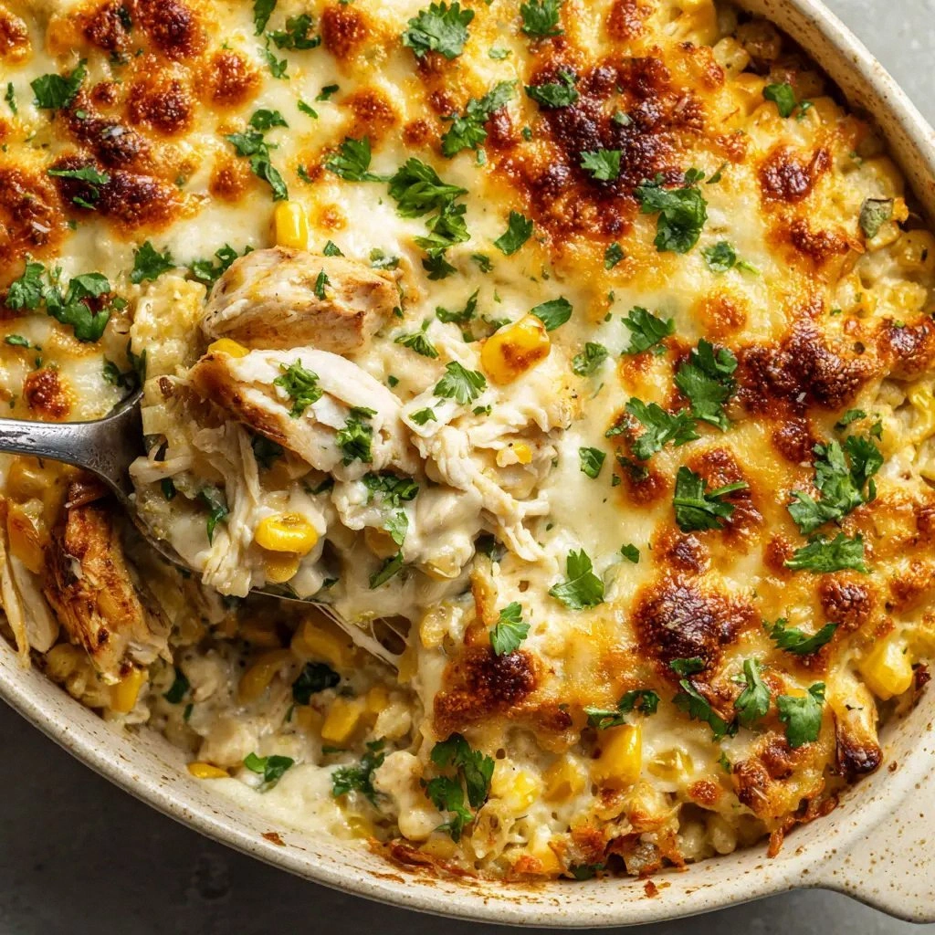 Street Corn Chicken Casserole: