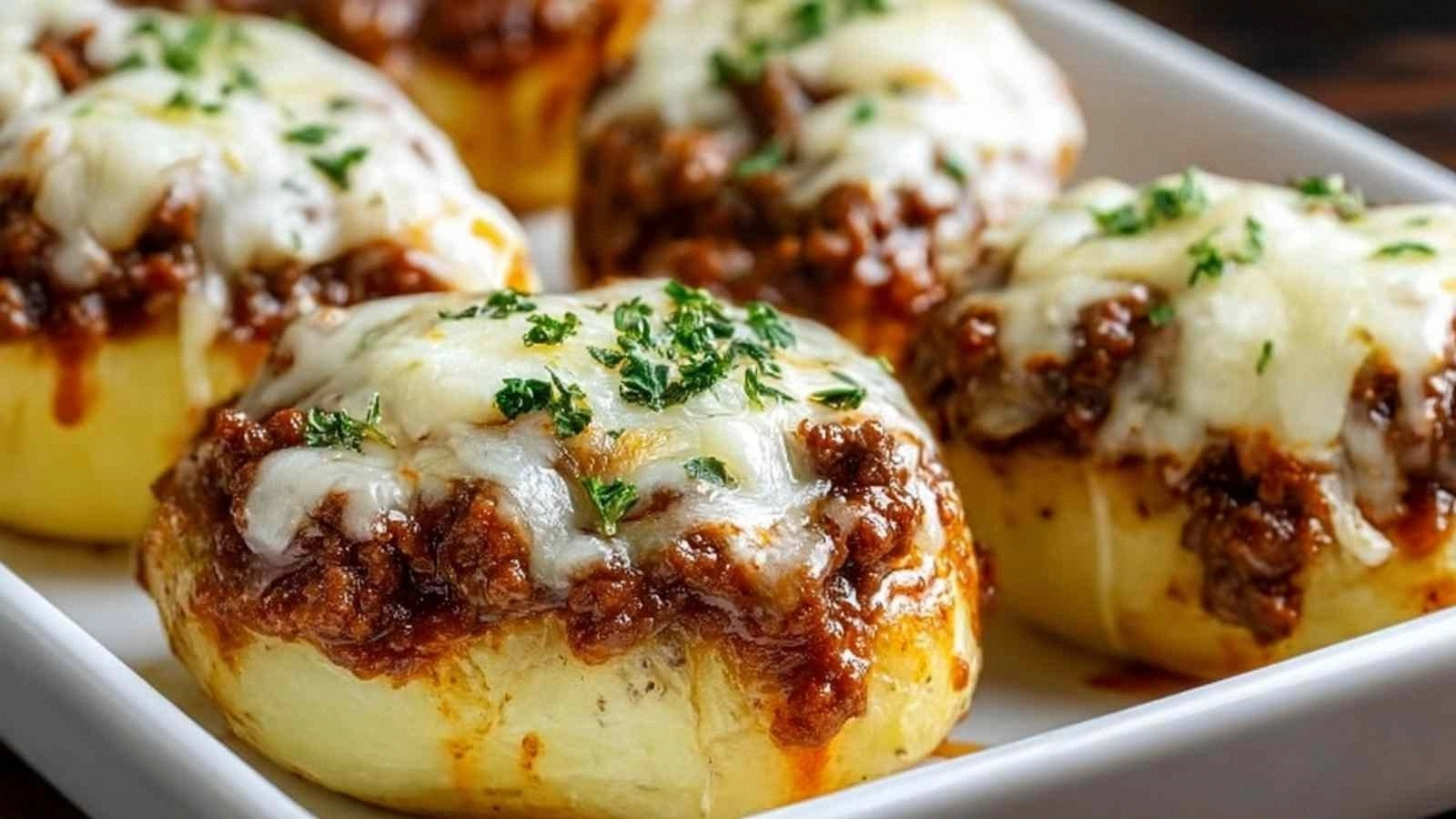 Stuffed Potato Nests with Savo