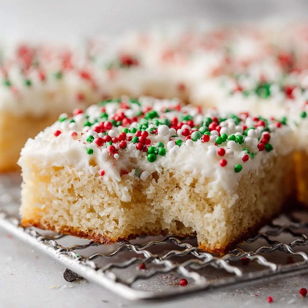Sugar Cookie Bars: The Easiest