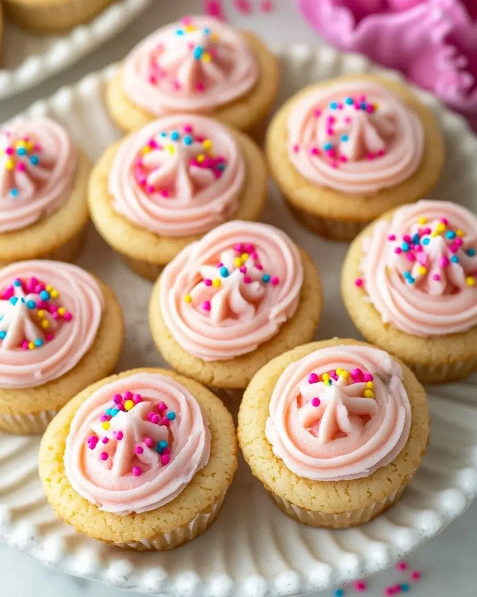 Sugar Cookie Cups with Cream Cheese Frosting Delight!