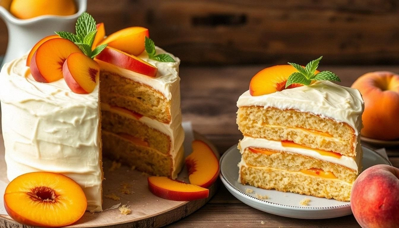 Summer Peach Cake: A Juicy Del
