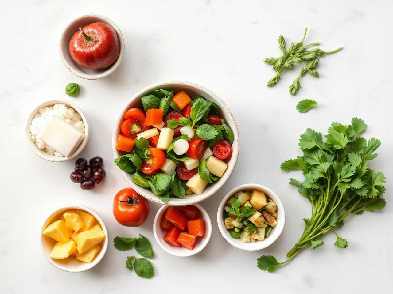Ingredients for Summer Salad