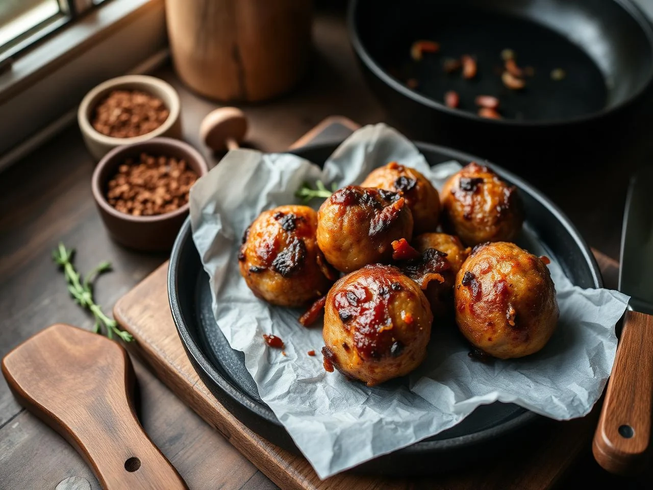 Swedish Sausage And Potato Meatballs