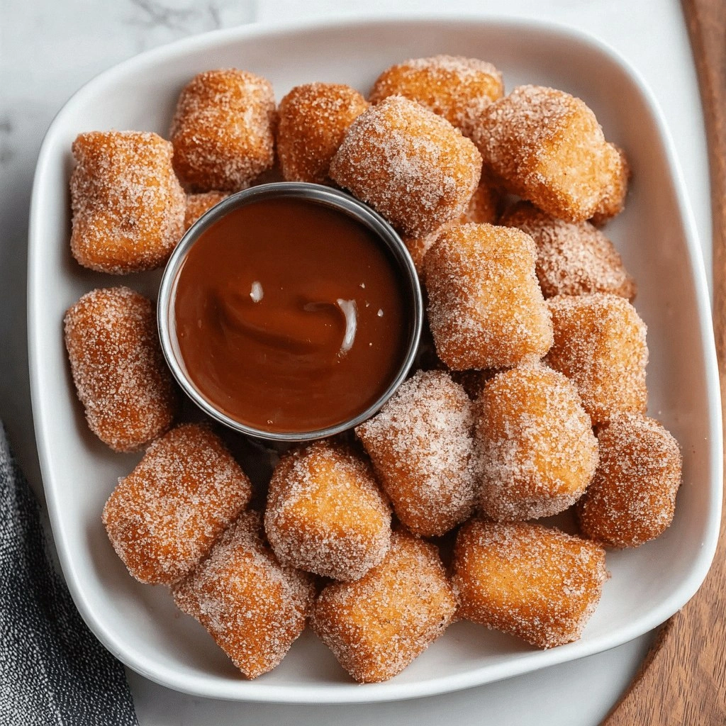 Sweet Air Fryer Churro Bites
