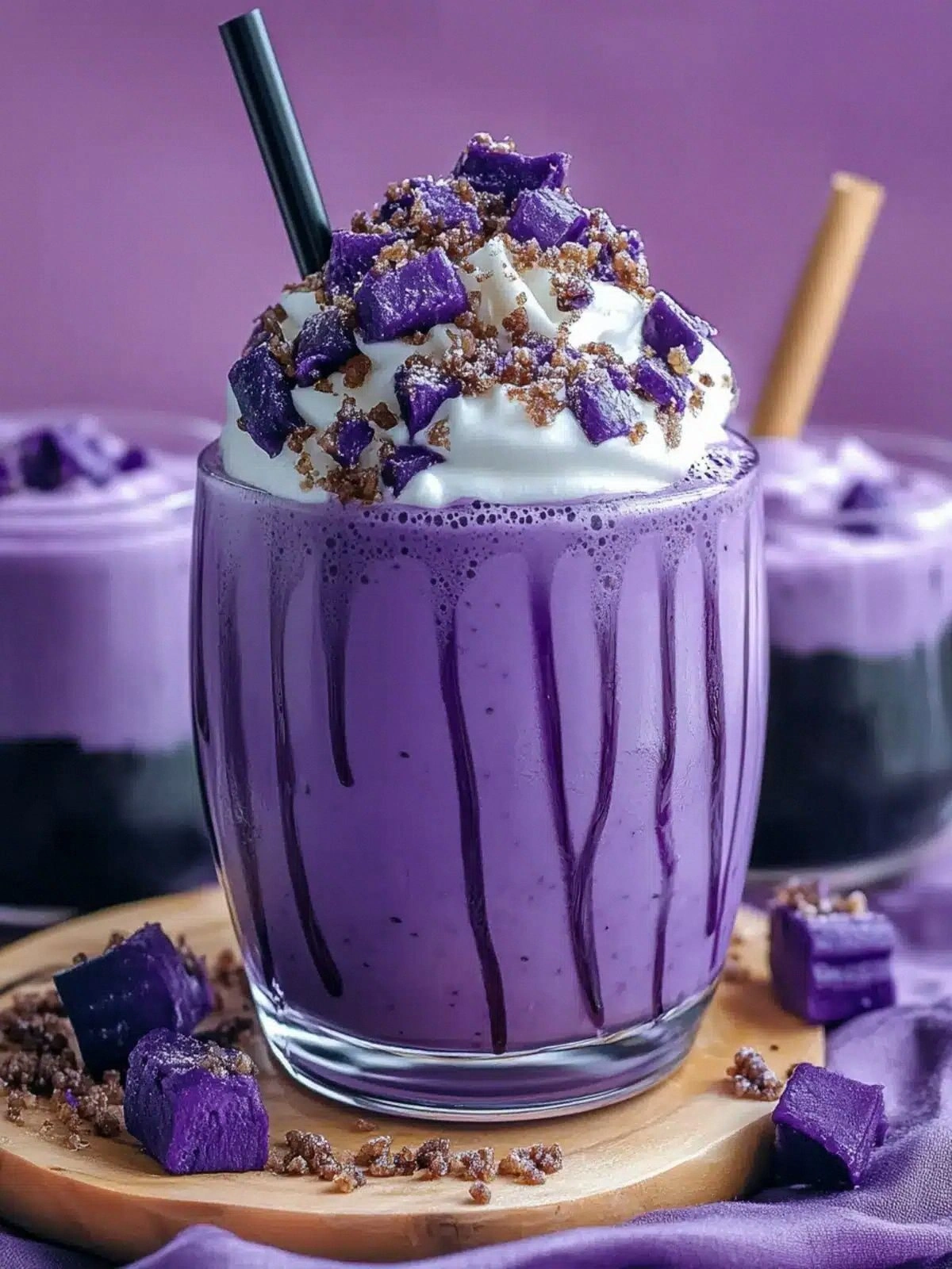 Sweet and Creamy Ube Champorad