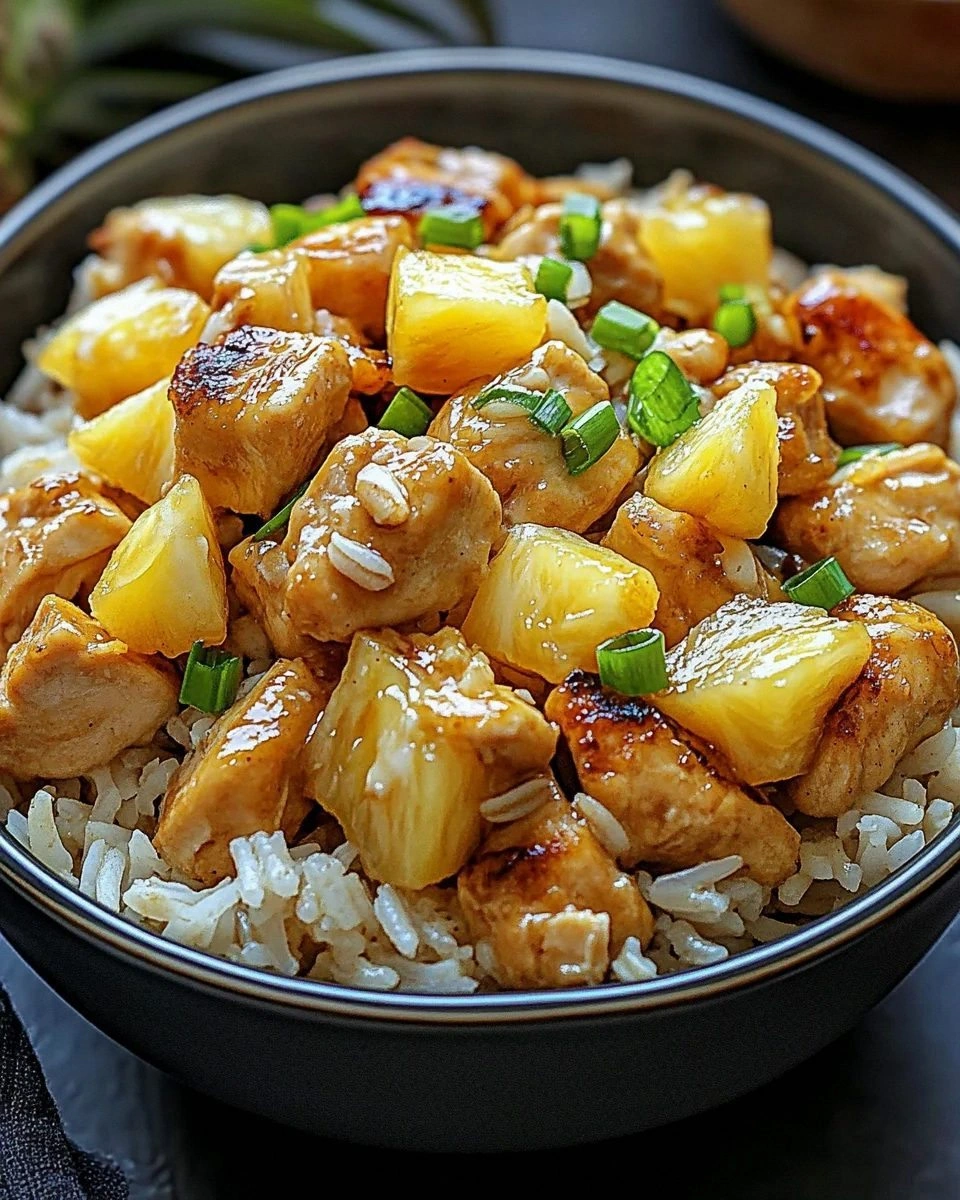 Sweet and Savory Pineapple Chicken and Rice: A Tropical Comfort Dish