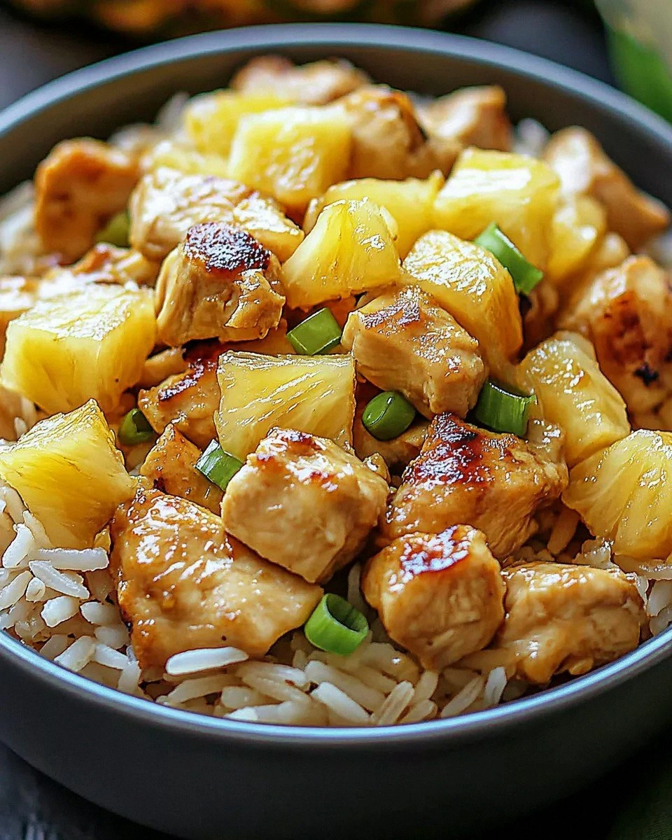Sweet and Savory Pineapple Chicken and Rice: A Tropical Comfort Dish