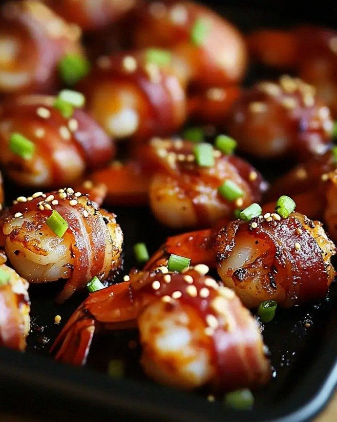 Sweet and Spicy Bacon-Wrapped Shrimp Recipe You’ll Love!