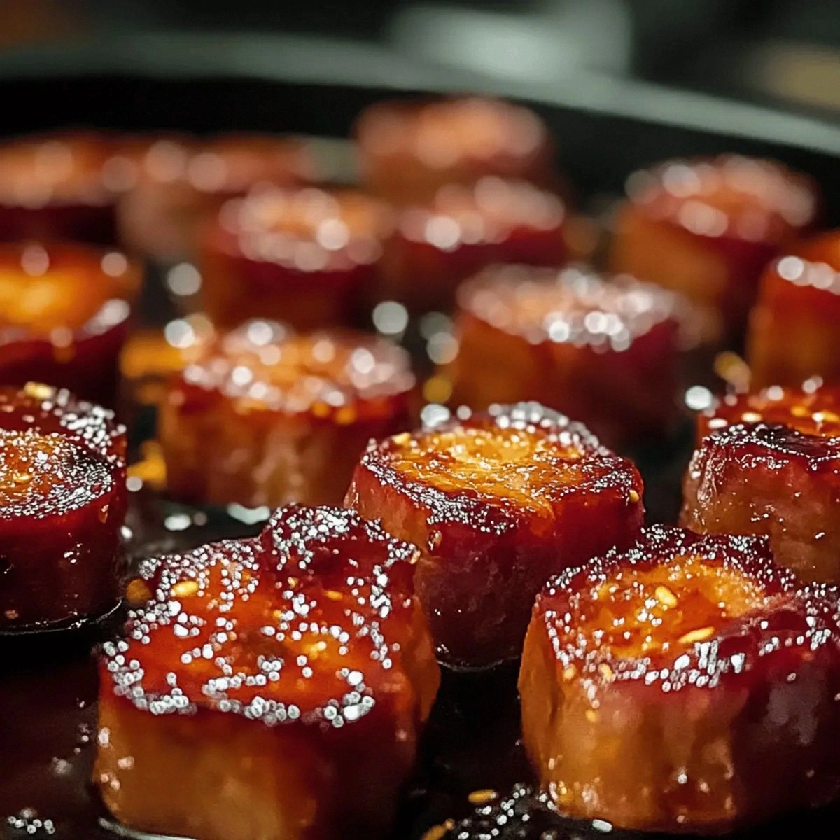 Sweet and Spicy Baked Hot Dog Burnt Ends for Game Day Bliss