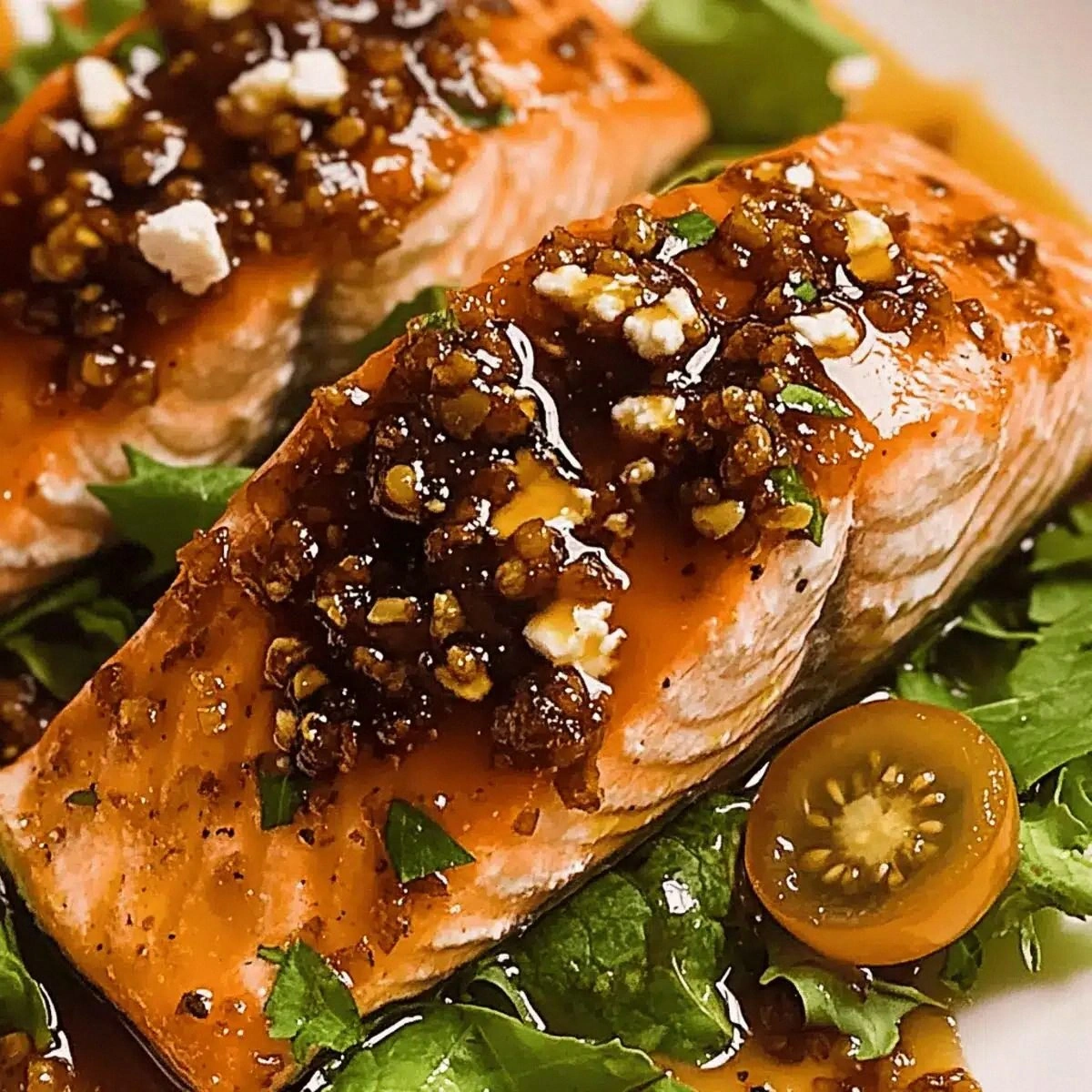 Sweet and Spicy Glazed Salmon