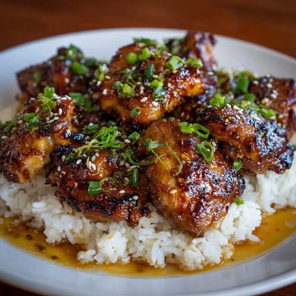 Sweet and Spicy Sticky Chicken