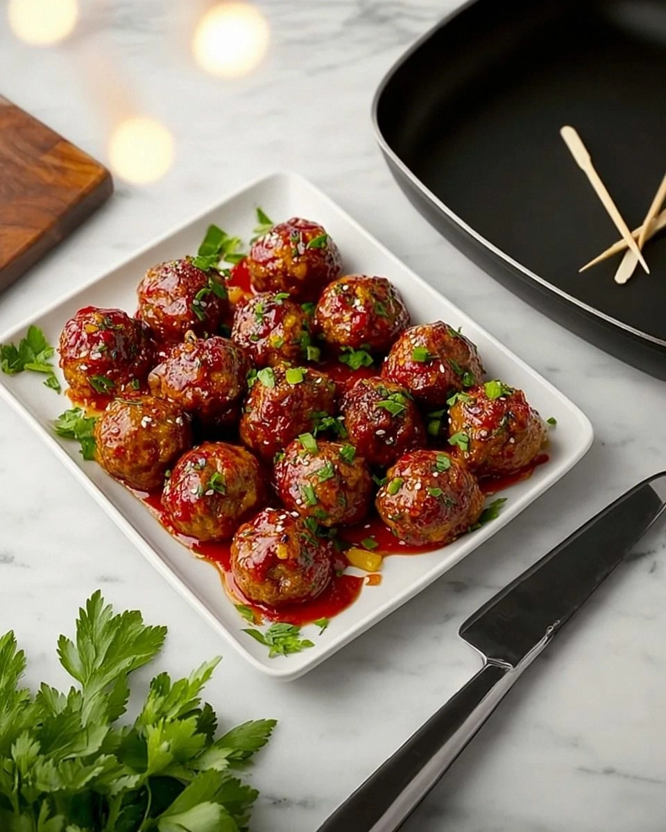 Sweet chili Meatballs Crockpot Recipe