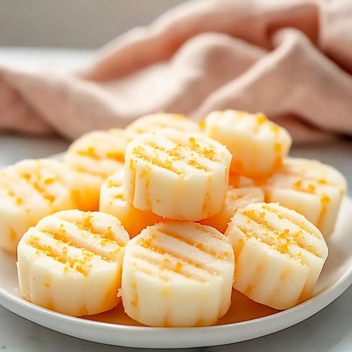 Sweet Orange Cream Cheese Mints That Melt in Your Mouth