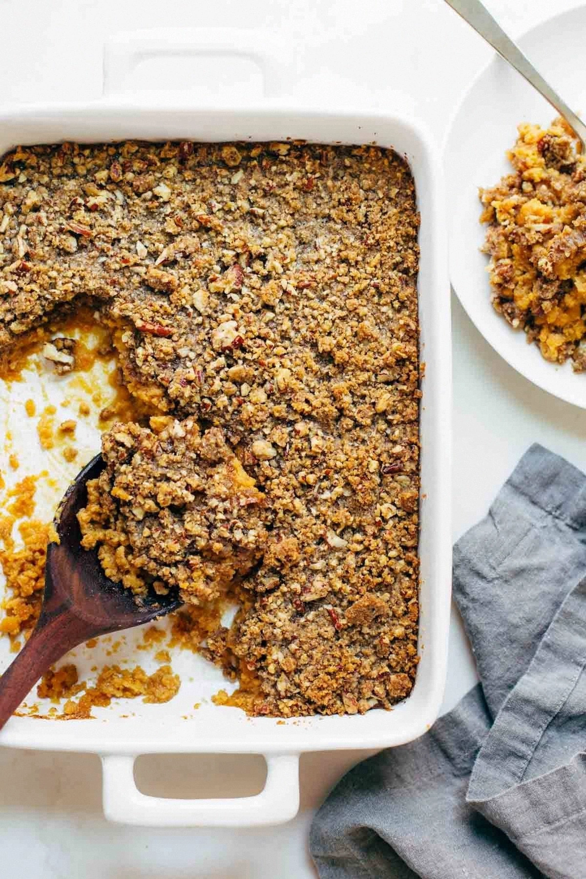 Sweet Potato Casserole with Br