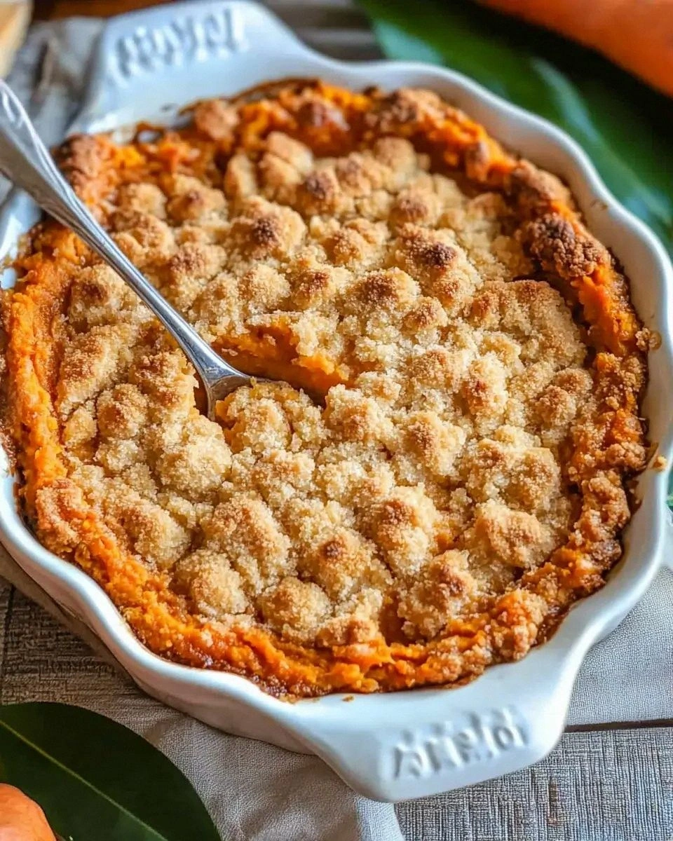 Sweet Potato Casserole with Marshmallows is Delicious!