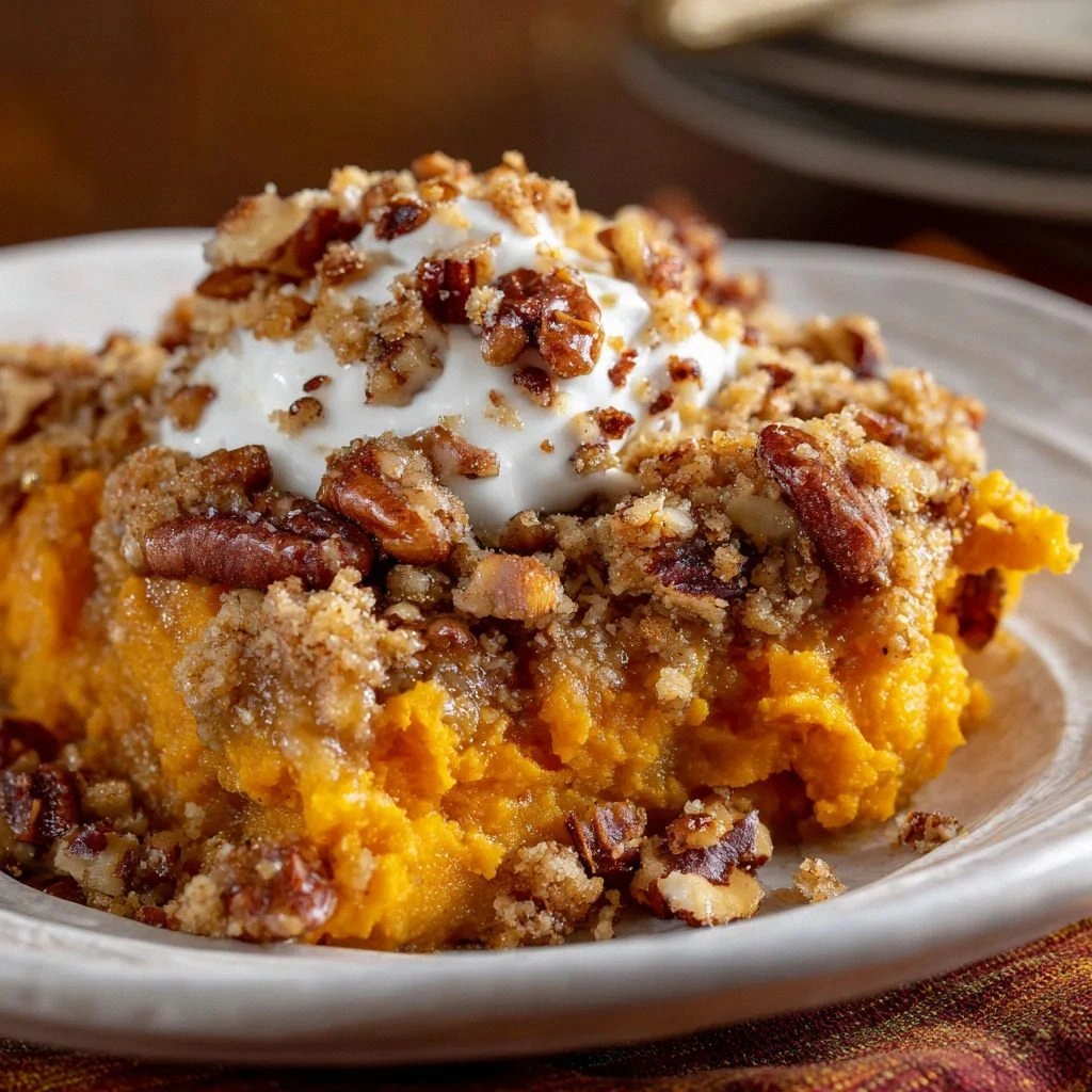 Sweet Potato Casserole with Pe
