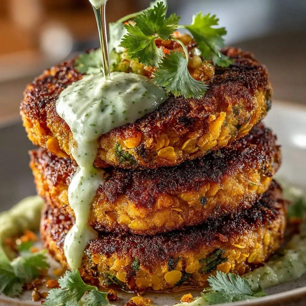 Sweet Potato Lentil Patties (T