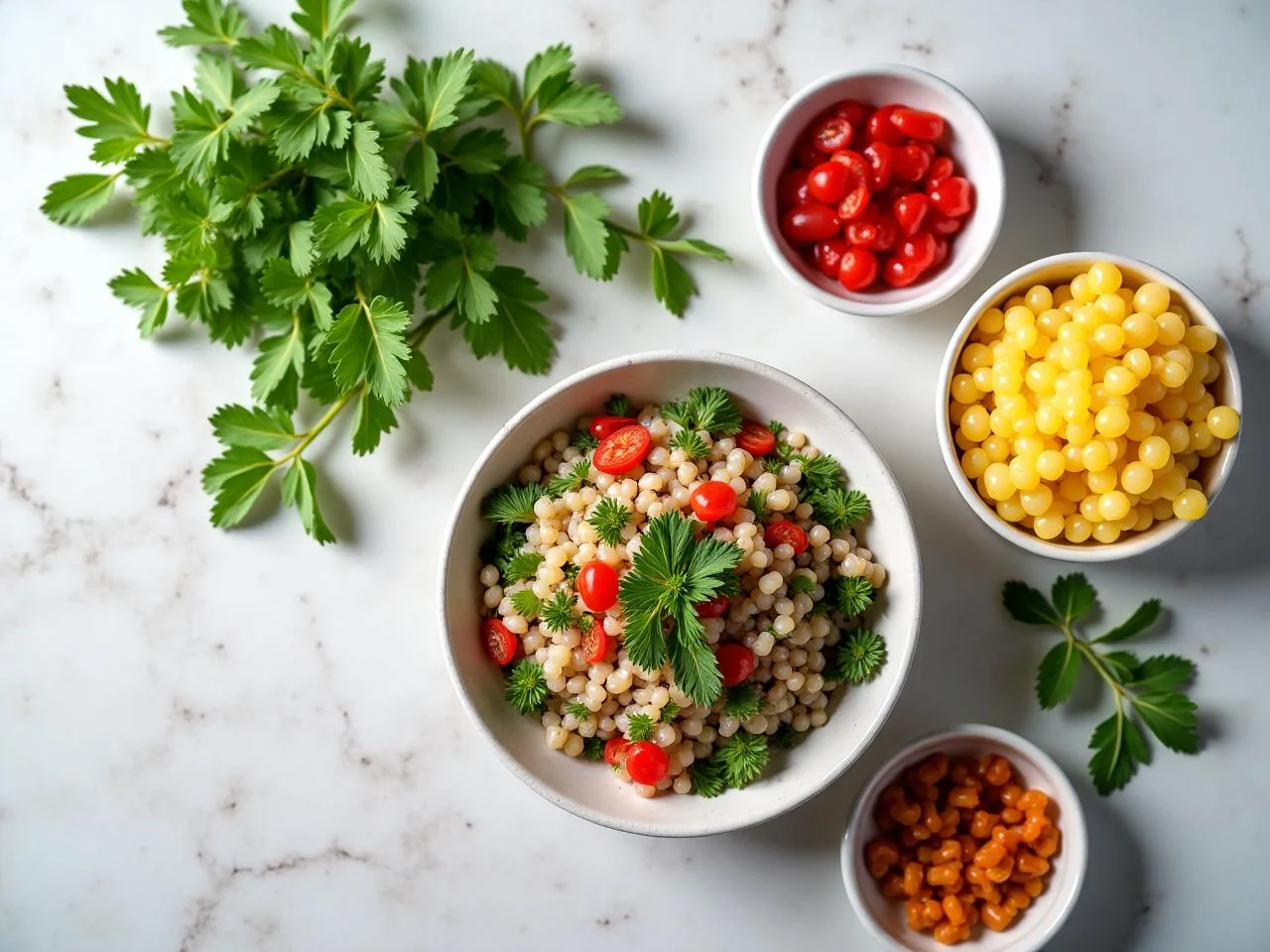 Ingredients for Tabbouleh