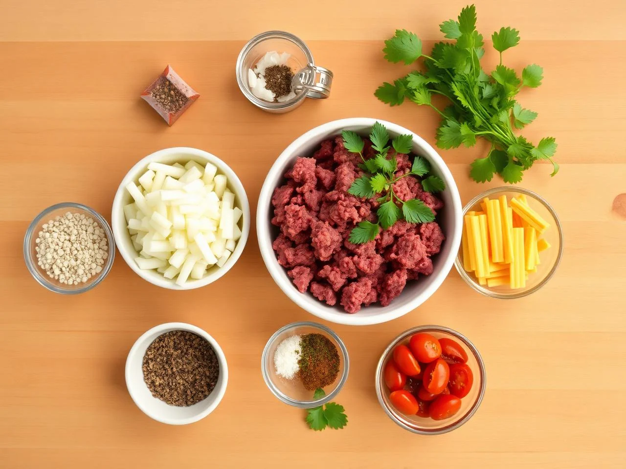 Ingredients for Taco Casserole
