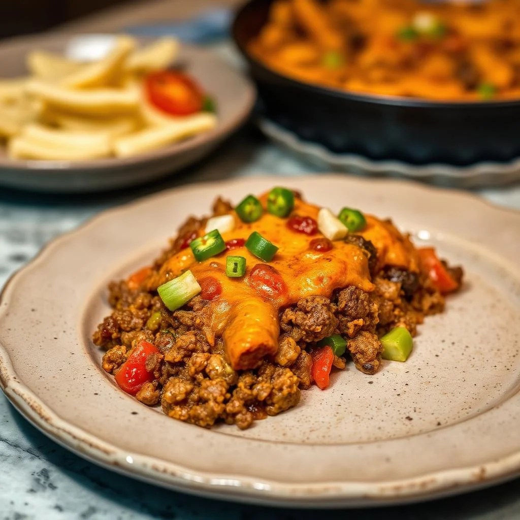 Taco Casserole With Ground Beef