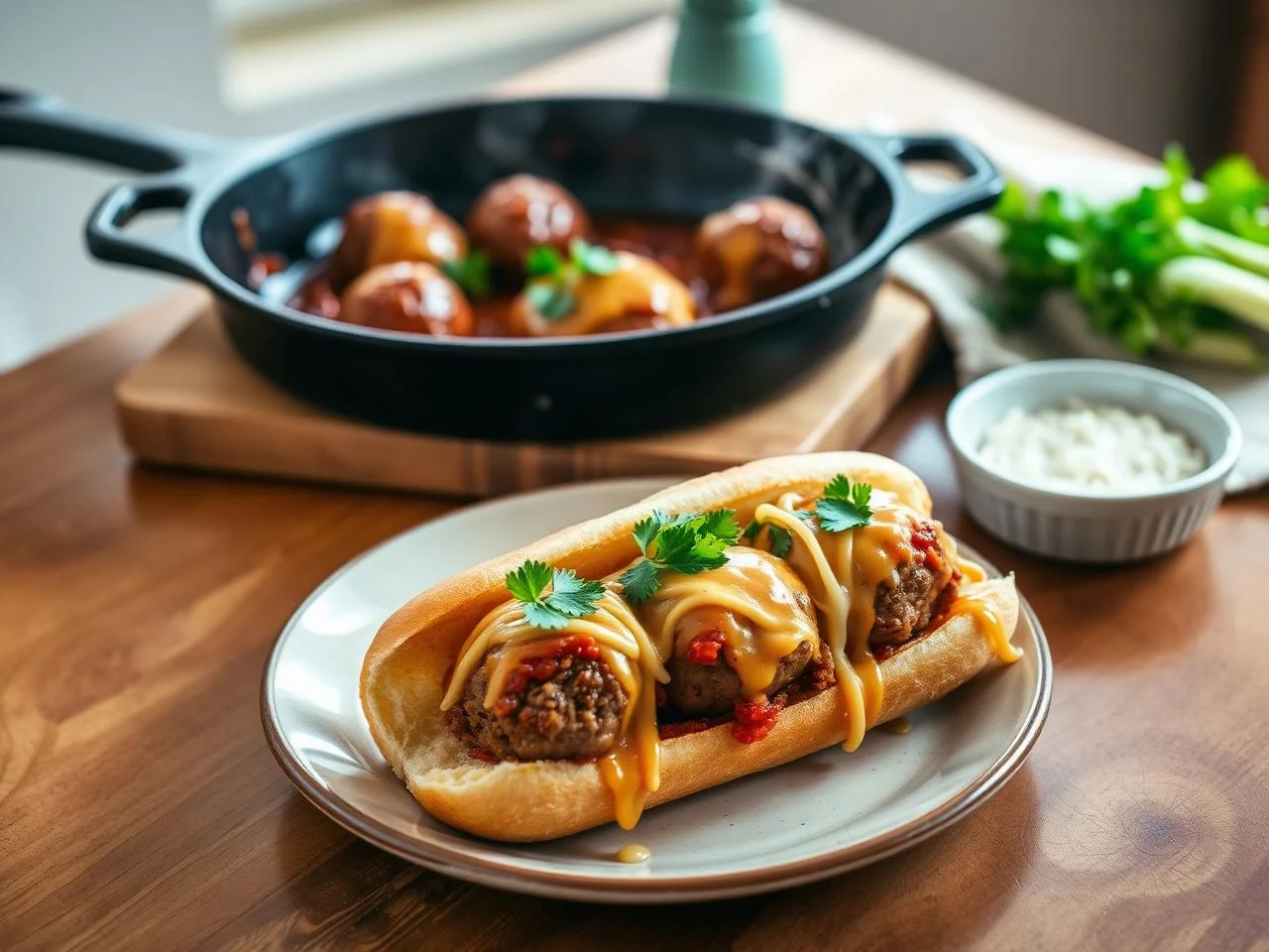 Taco Meatball Subs