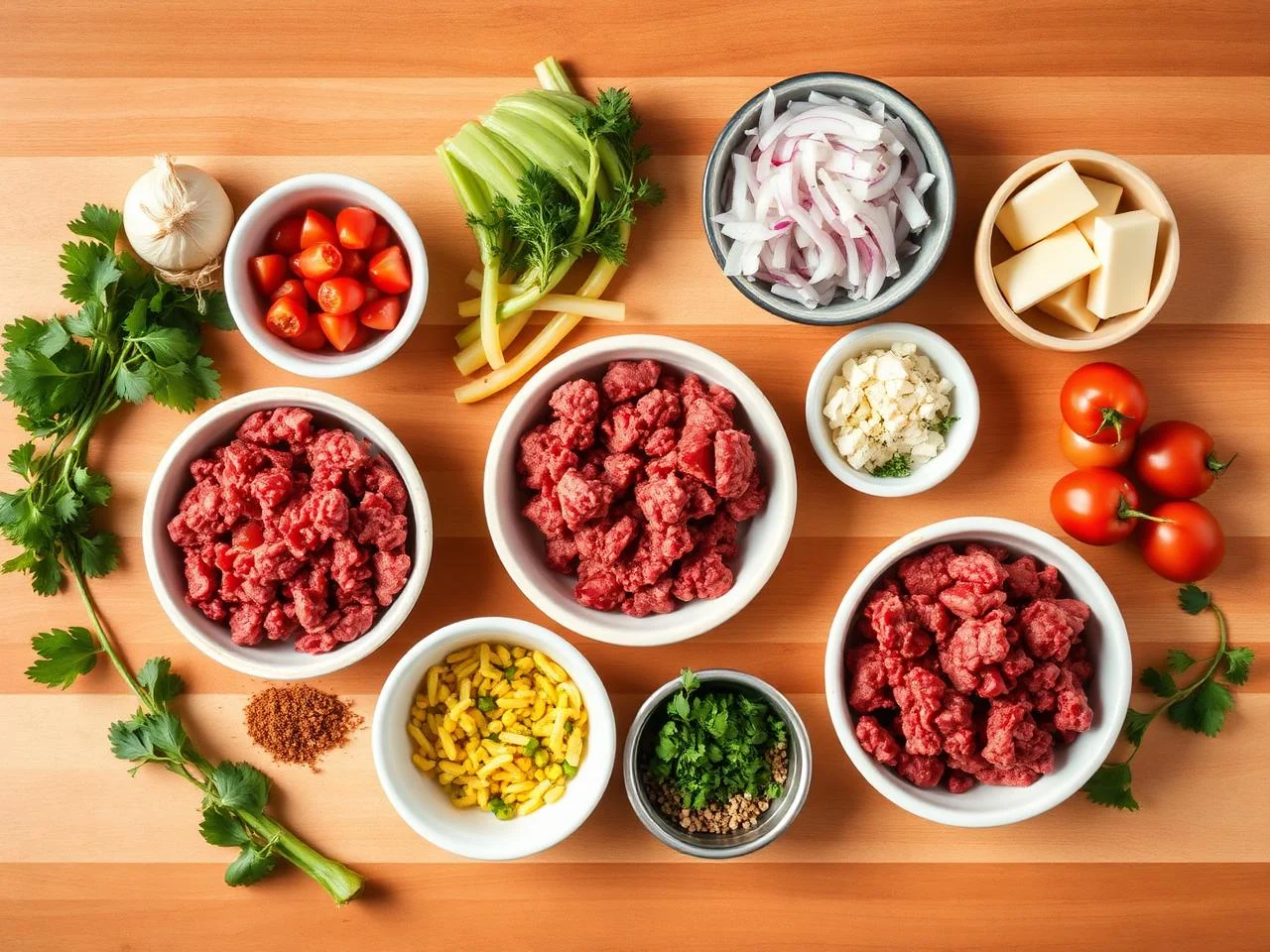 Ingredients for Taco Ring