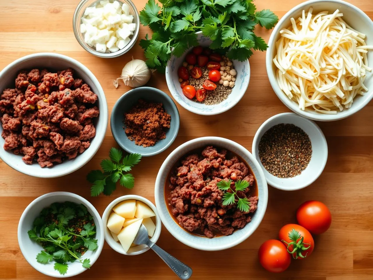 Ingredients for Taco Soup