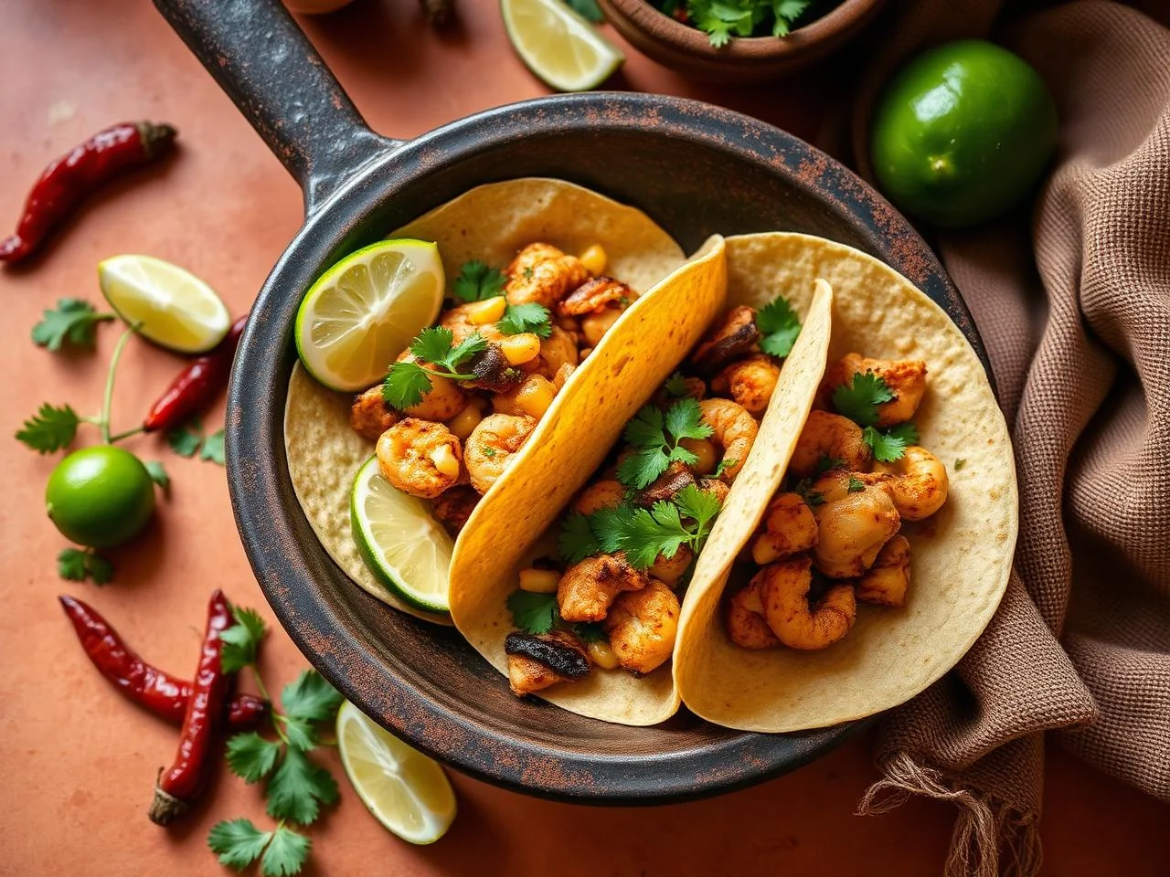 Tacos De Camarones