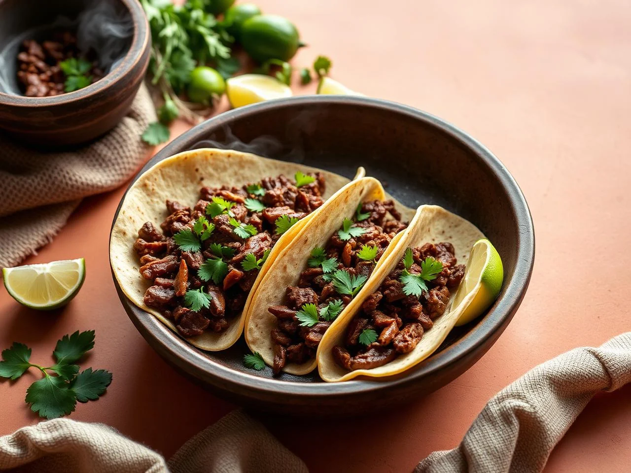 Tacos De Carne Guisada