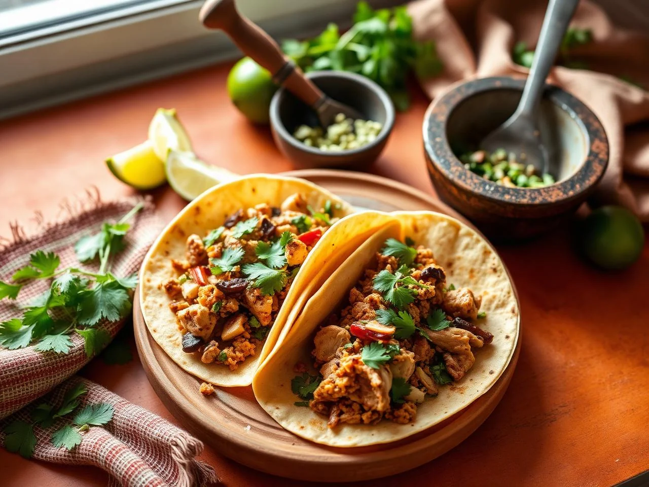 Tacos De Pechuga De Pollo