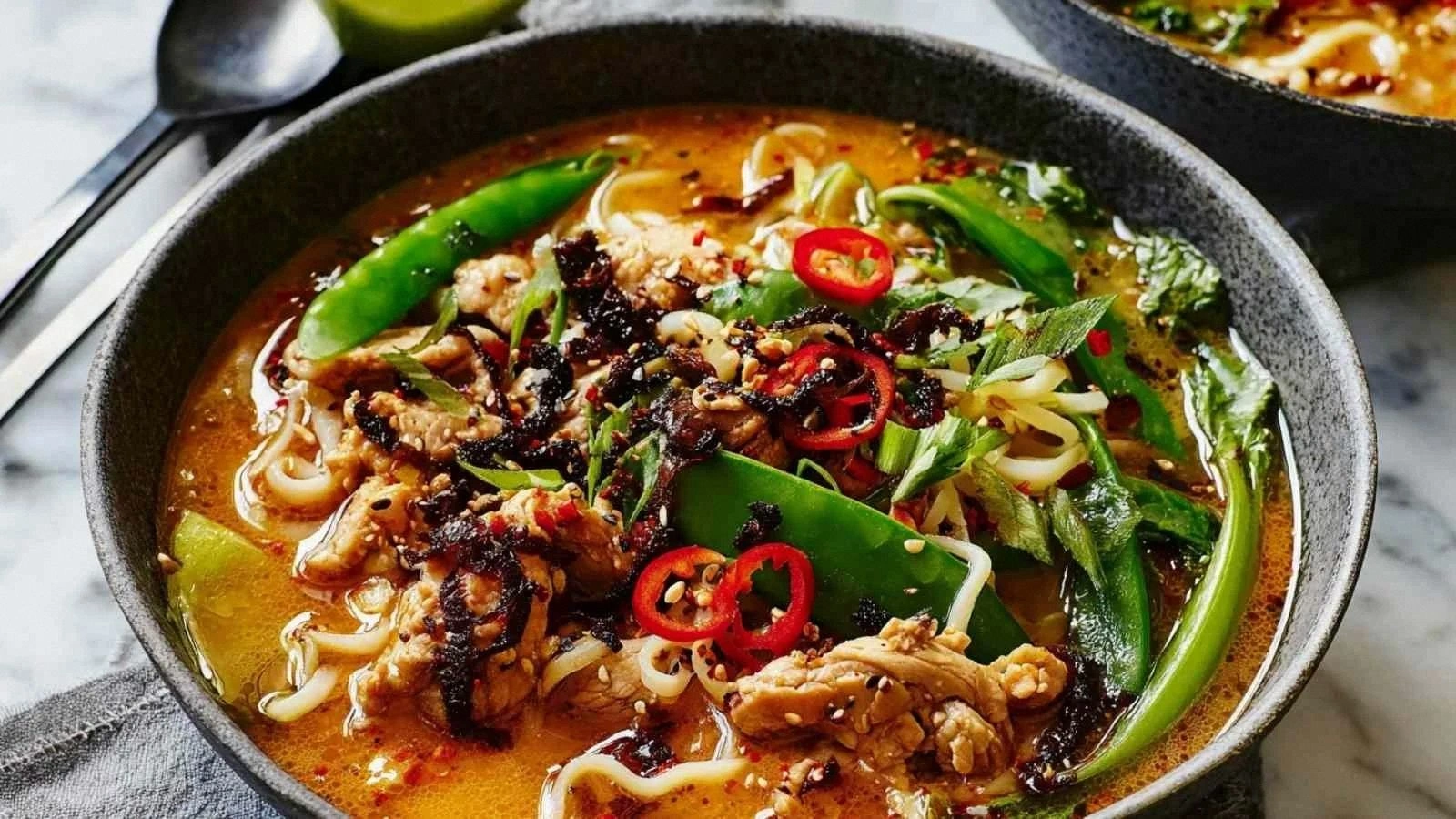 Tahini Gochujang Noodle Broth 