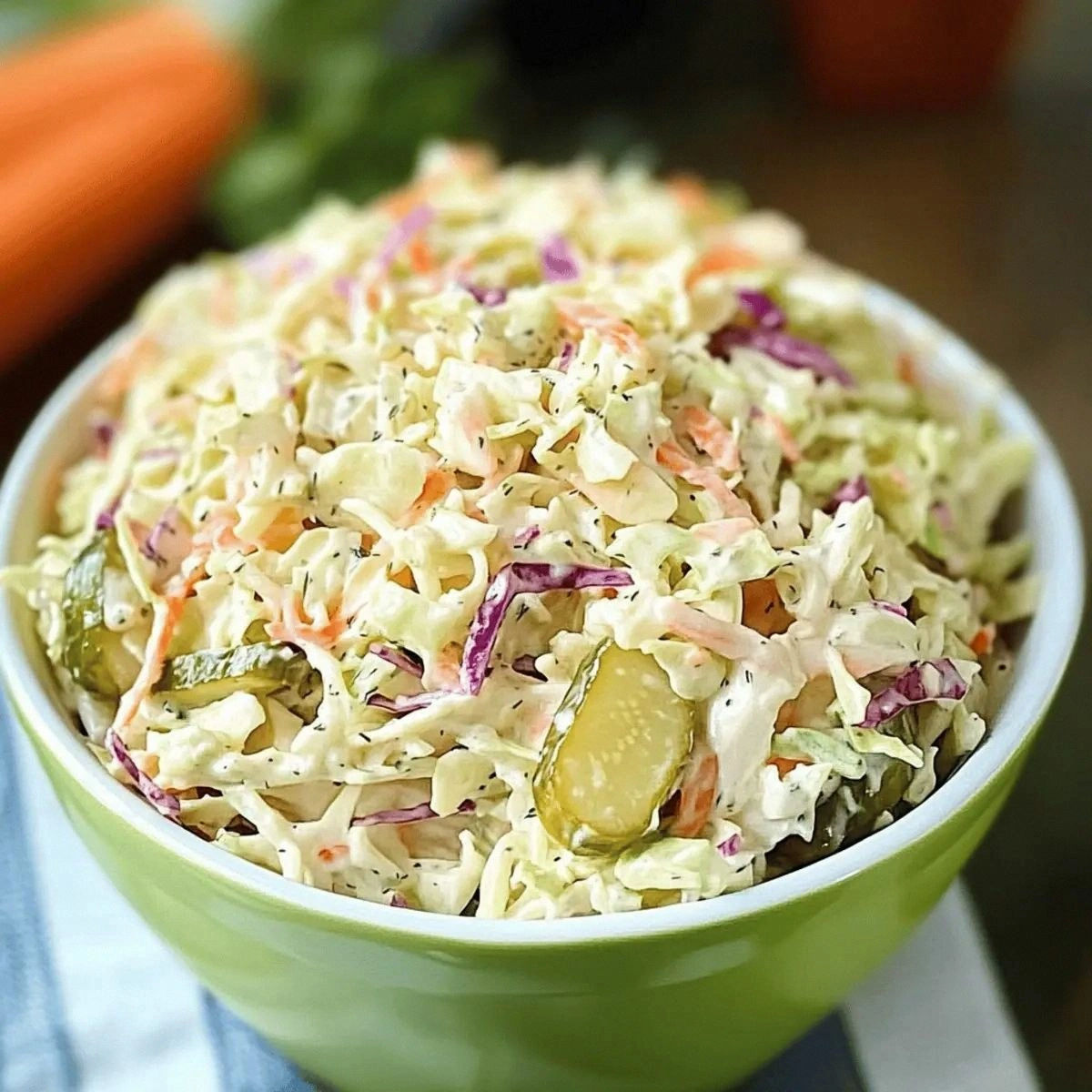 Tangy Dill Pickle Coleslaw That Will Brighten Your BBQ