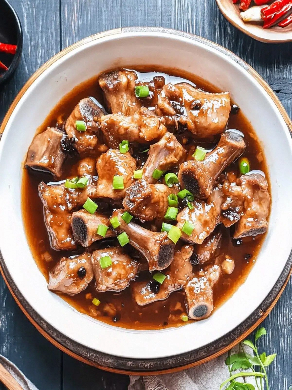 Tasty Steamed Pork Ribs with B