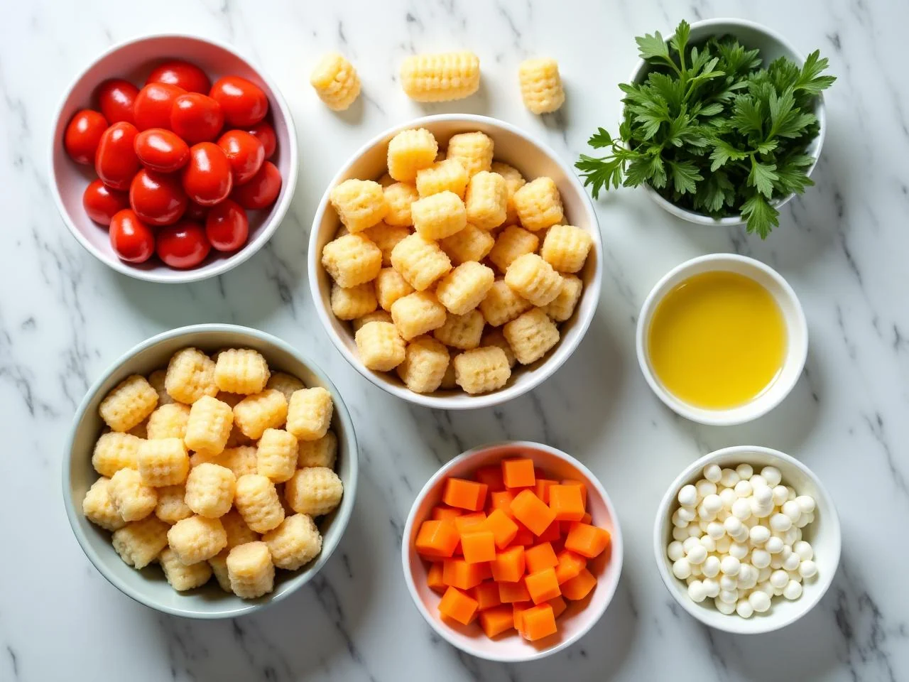Ingredients for Tater Tot Hotdish