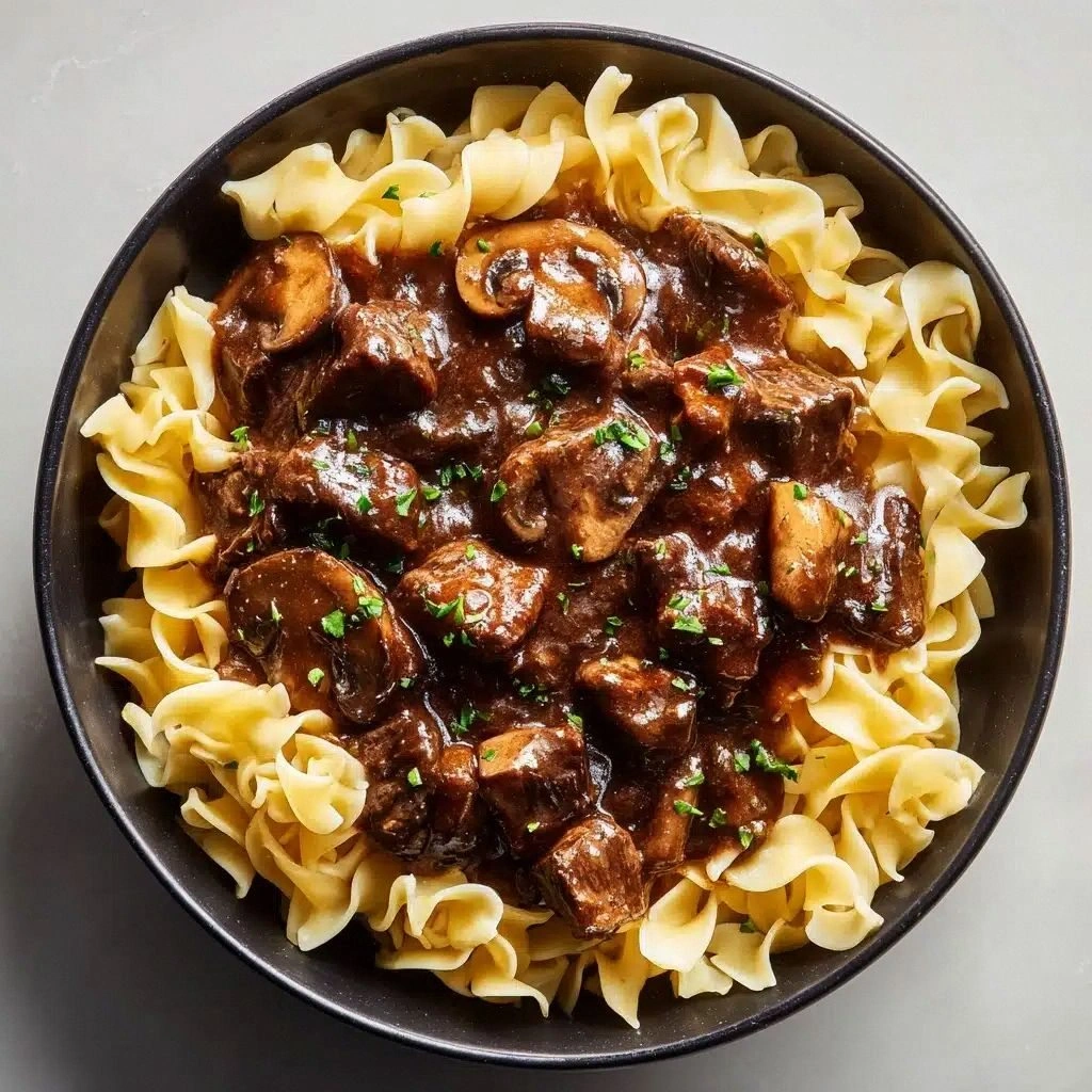 Tender Crockpot Beef Tips with