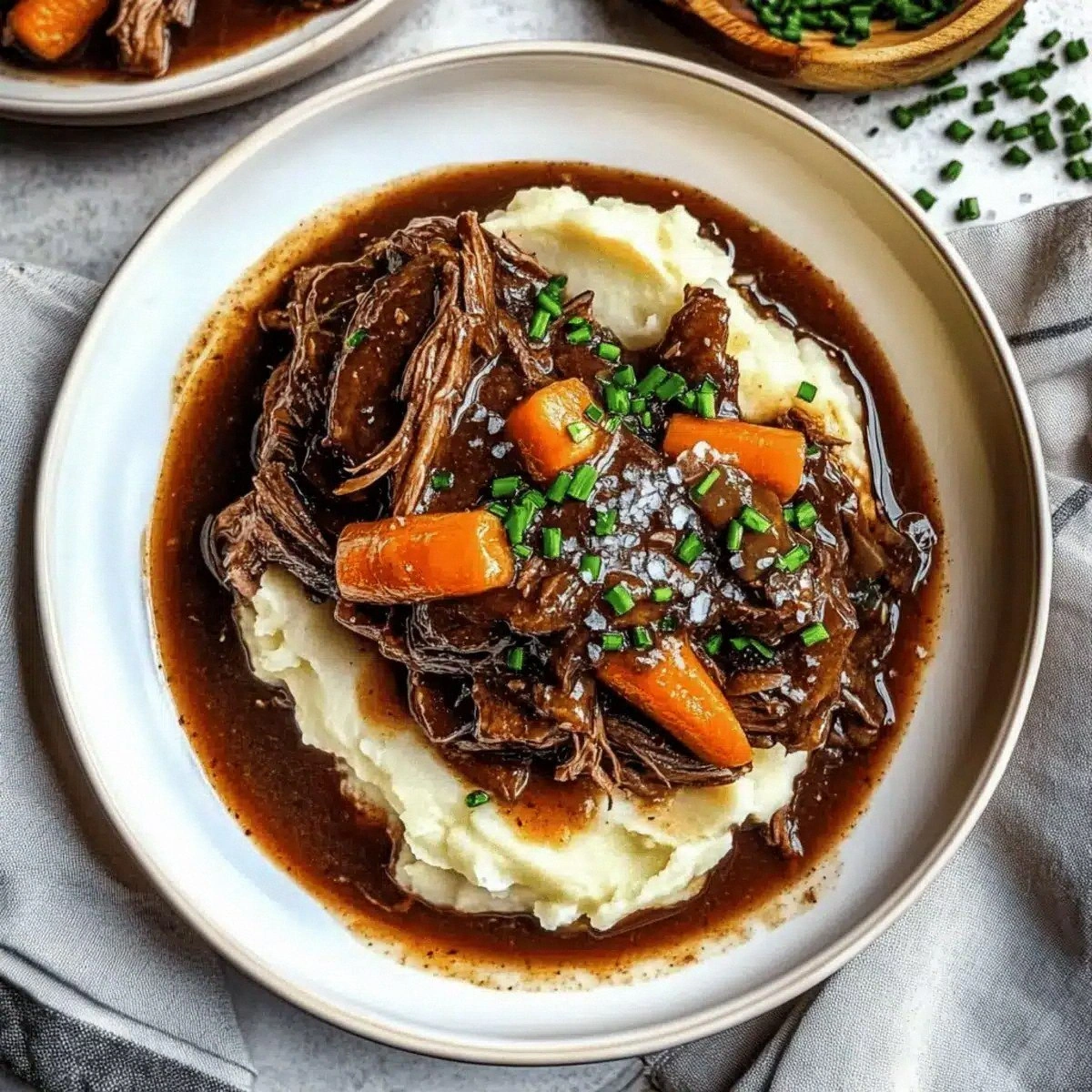 Tender Red Wine Braised Beef f