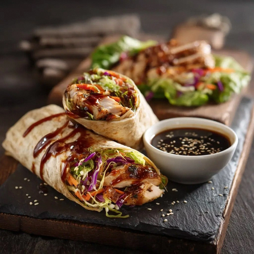 Teriyaki Chicken Wrap Recipe (