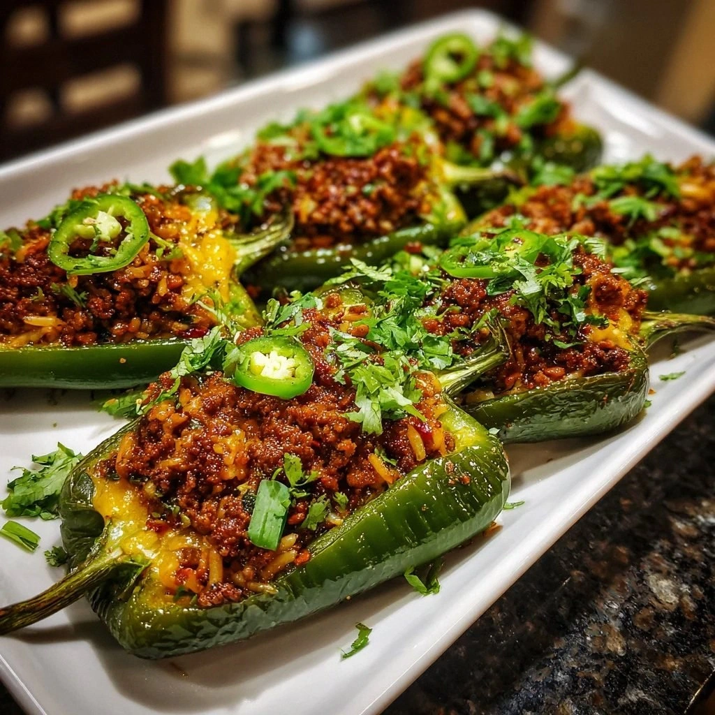 Teriyaki Ground Beef Poblano Peppers A Flavorful Delight!