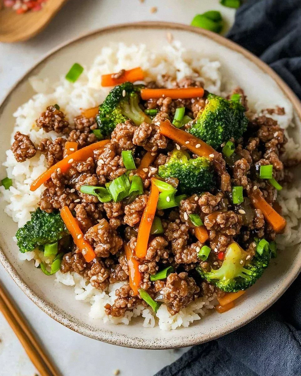 Teriyaki Ground Beef Stir-Fry Recipe is a must-try!