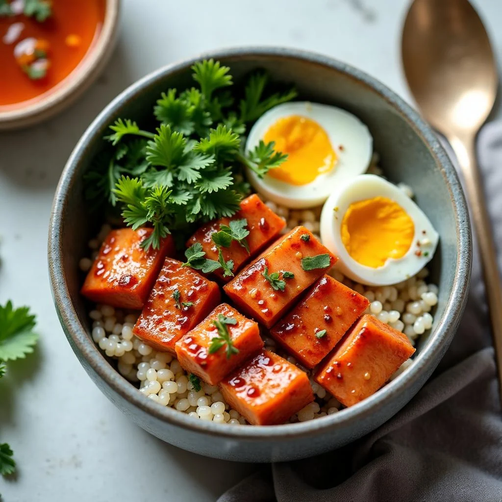 Teriyaki Salmon Rice Bowl