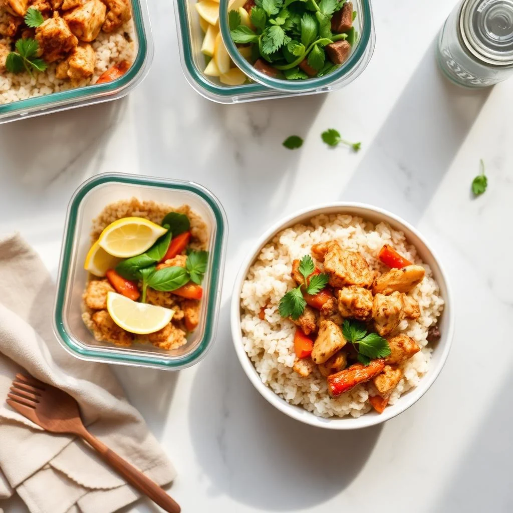 Thai Chicken And Rice Bowl
